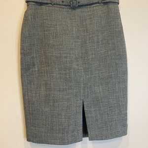 Ann Taylor Heathered Gray Pencil Skirt